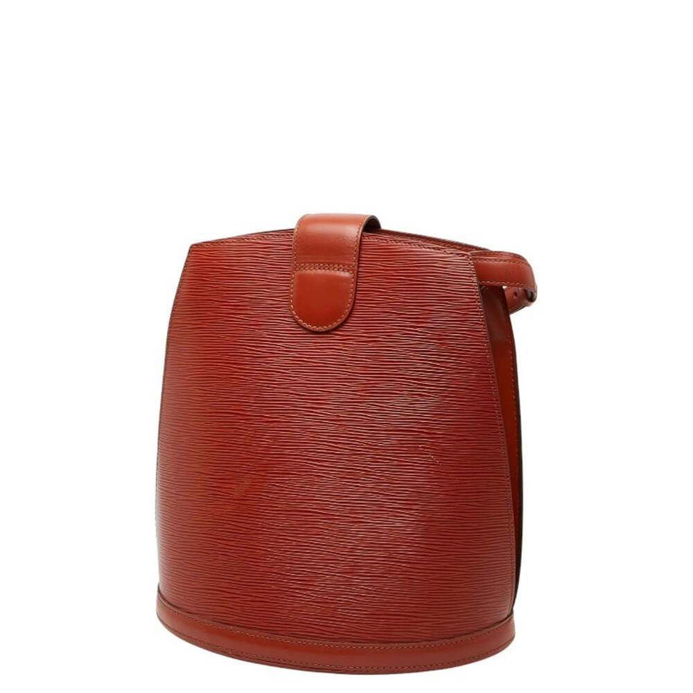 LOUIS VUITTON Authentic Brown Leather Shoulder Bag - Picture 2 of 9
